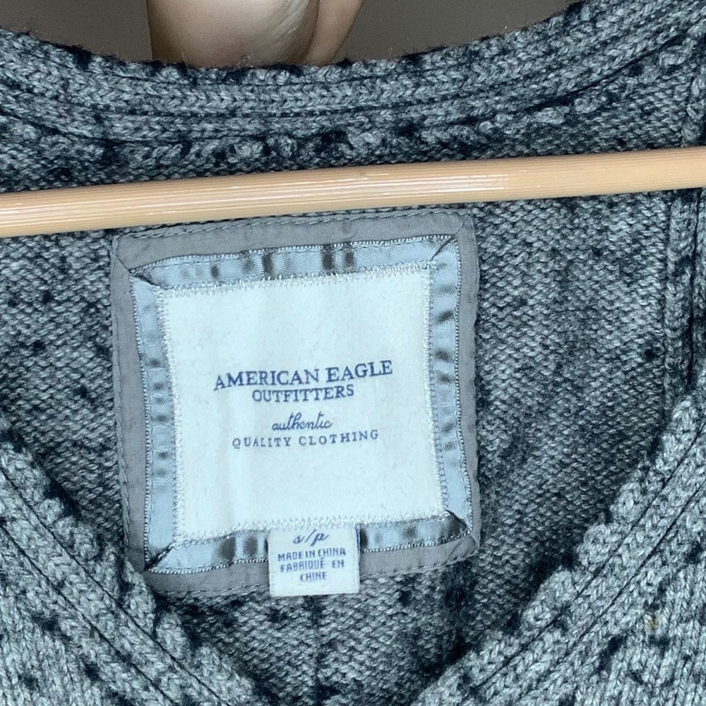 Gray American Eagle Sweater Vest - image 3